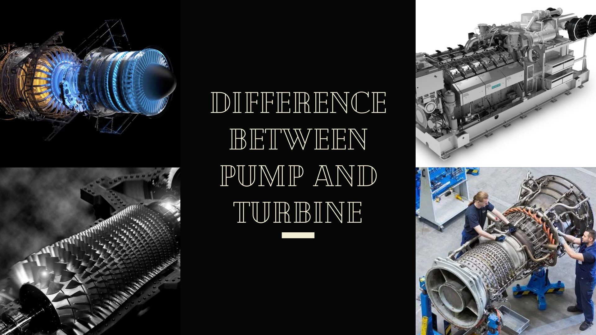 Difference Between Pump and Turbine